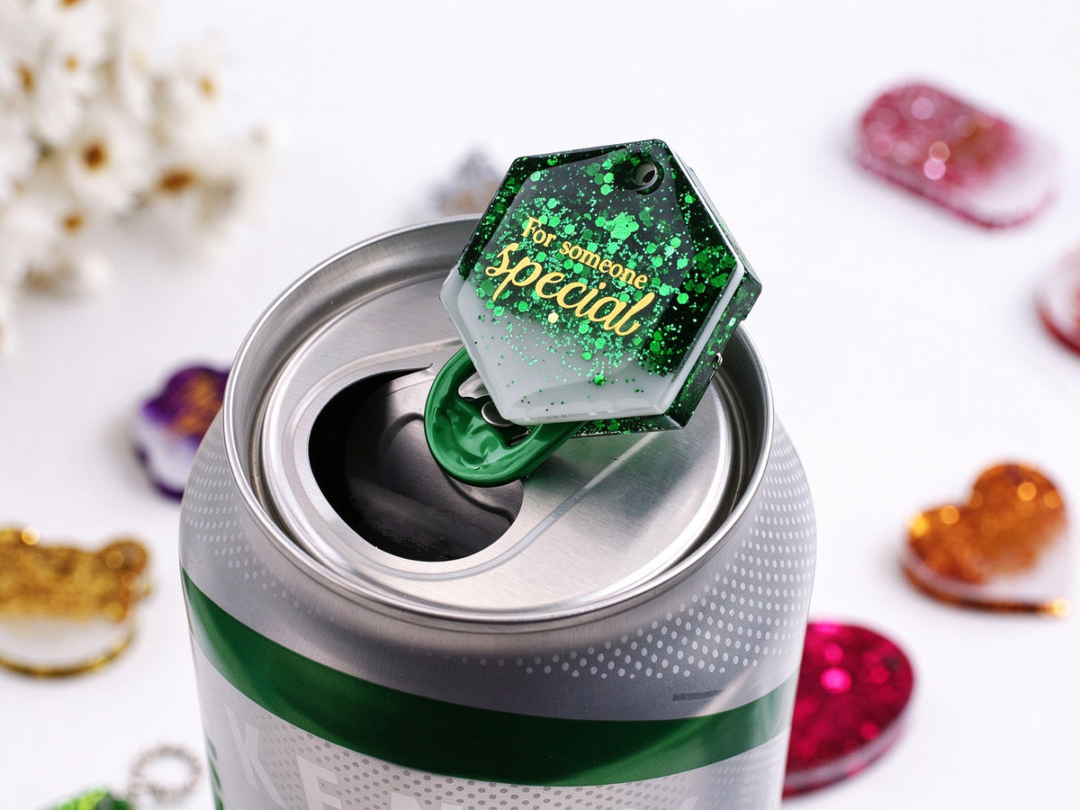 Heart-Shaped Round Six-Sided Bottle & Can Opener Keychain Resin Mold