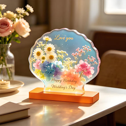 Heart-Shaped Shell Photo Frame Resin Mold