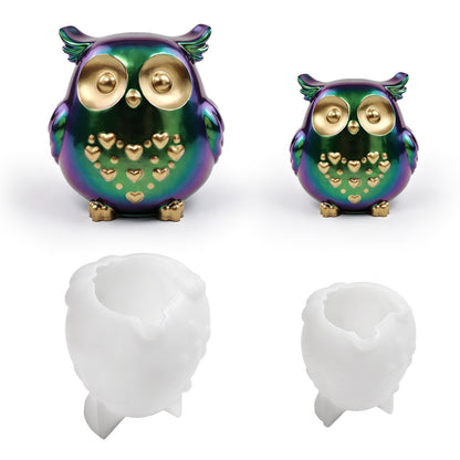 Cute Owl Ornament Resin Molds