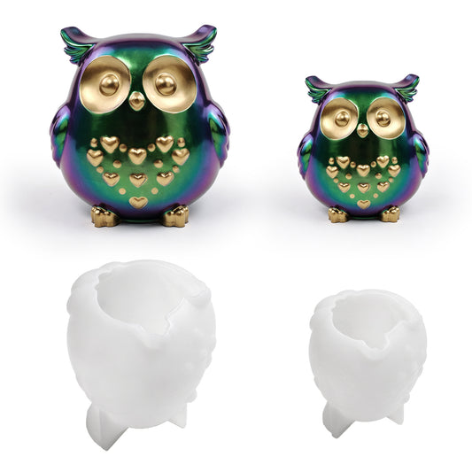 Cute Owl Ornament Resin Molds