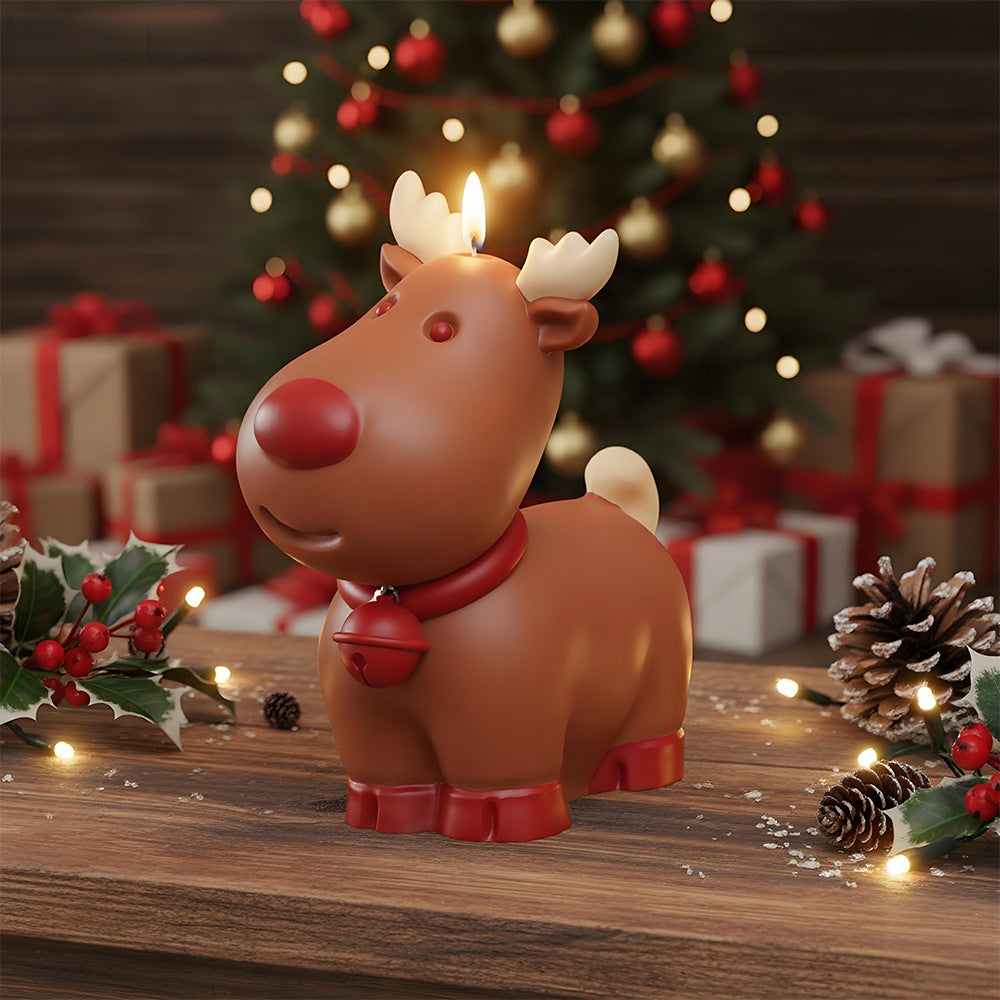 Christmas Bells Elk Ornaments Decorations Resin Molds