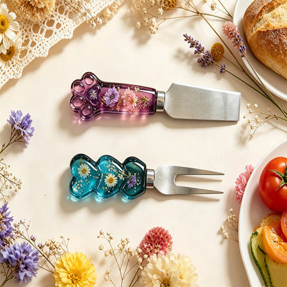 Mermaid Tail Cat Paw Heart & Tulip Resin Knife Handle Mold