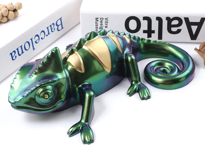 Molde de resina con forma de lagarto 