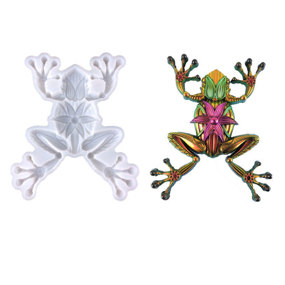 Punk Frog Ornament Resin Mold