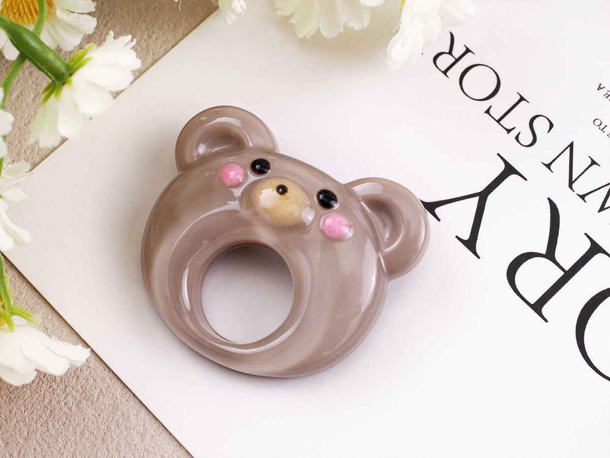 Cute Animal Brooch Resin Mold for Glasses Holders