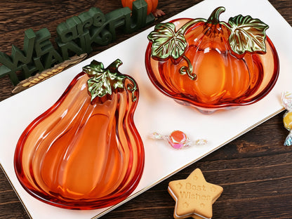 Long & Short Pumpkin-Shaped Storage Tray Resin Mold Set