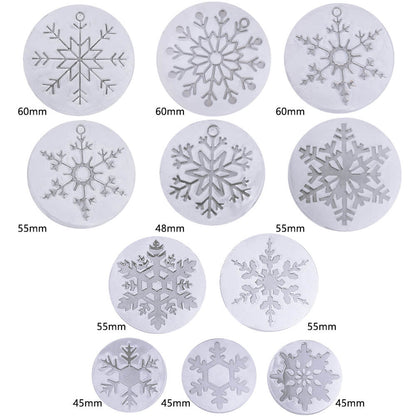 11pcs Snowflake Resin Mold Set