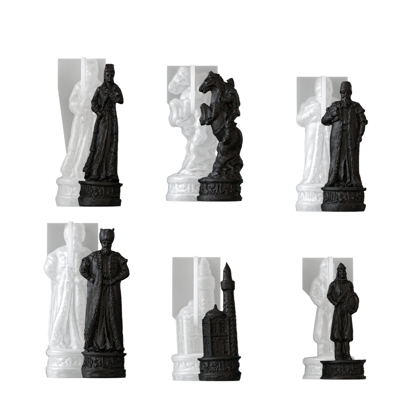 New Chess Set Resin Mold