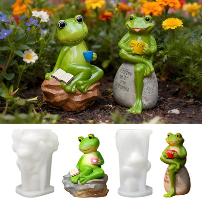 Creative Frog Figurine Resin Mold