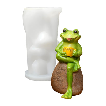 Creative Frog Figurine Resin Mold