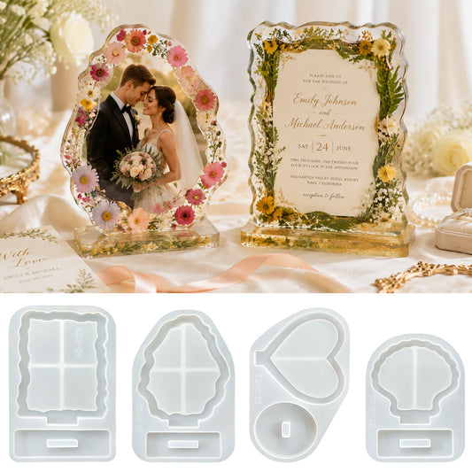 Decorative Photo Frame Resin Mold Set