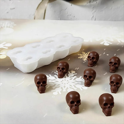 8-in-1 Mini Skeleton Figurine Resin Mold