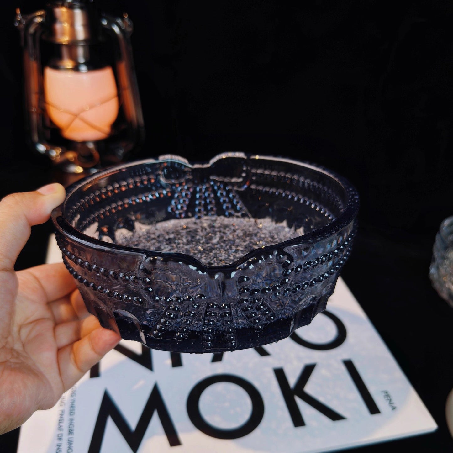 Handmade Crystal Cluster Bow Storage Resin Mold