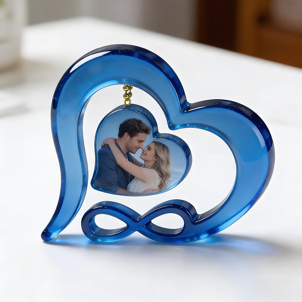 Heart-Shaped Photo Frame Resin Mold