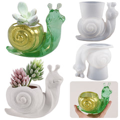Snail Potted Plant Resin Mold
