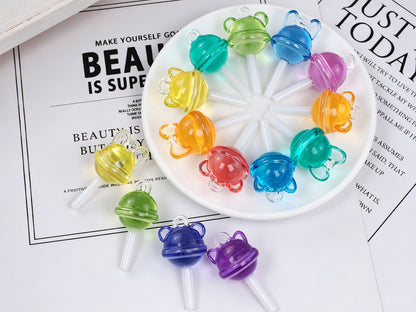Cute Animal Lollipop Pendant Resin Mold