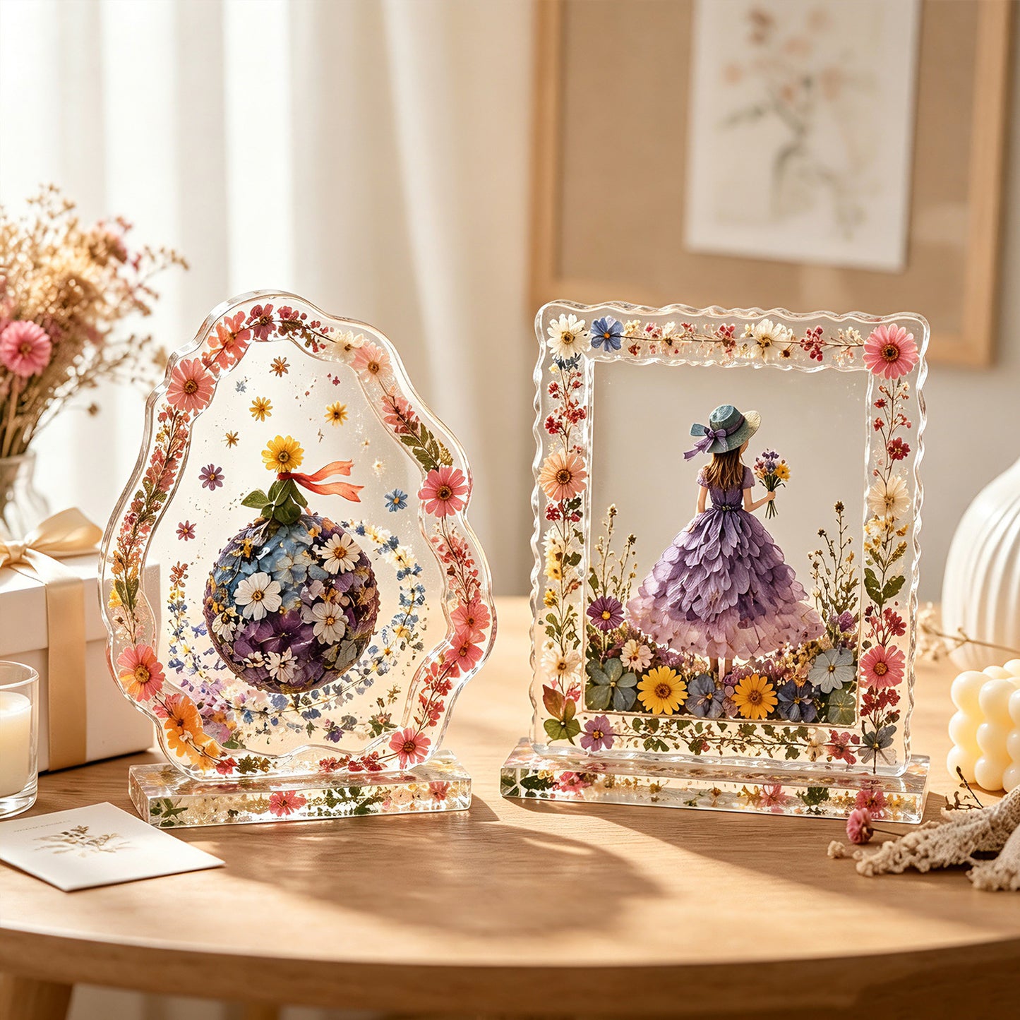 Decorative Photo Frame Resin Mold Set