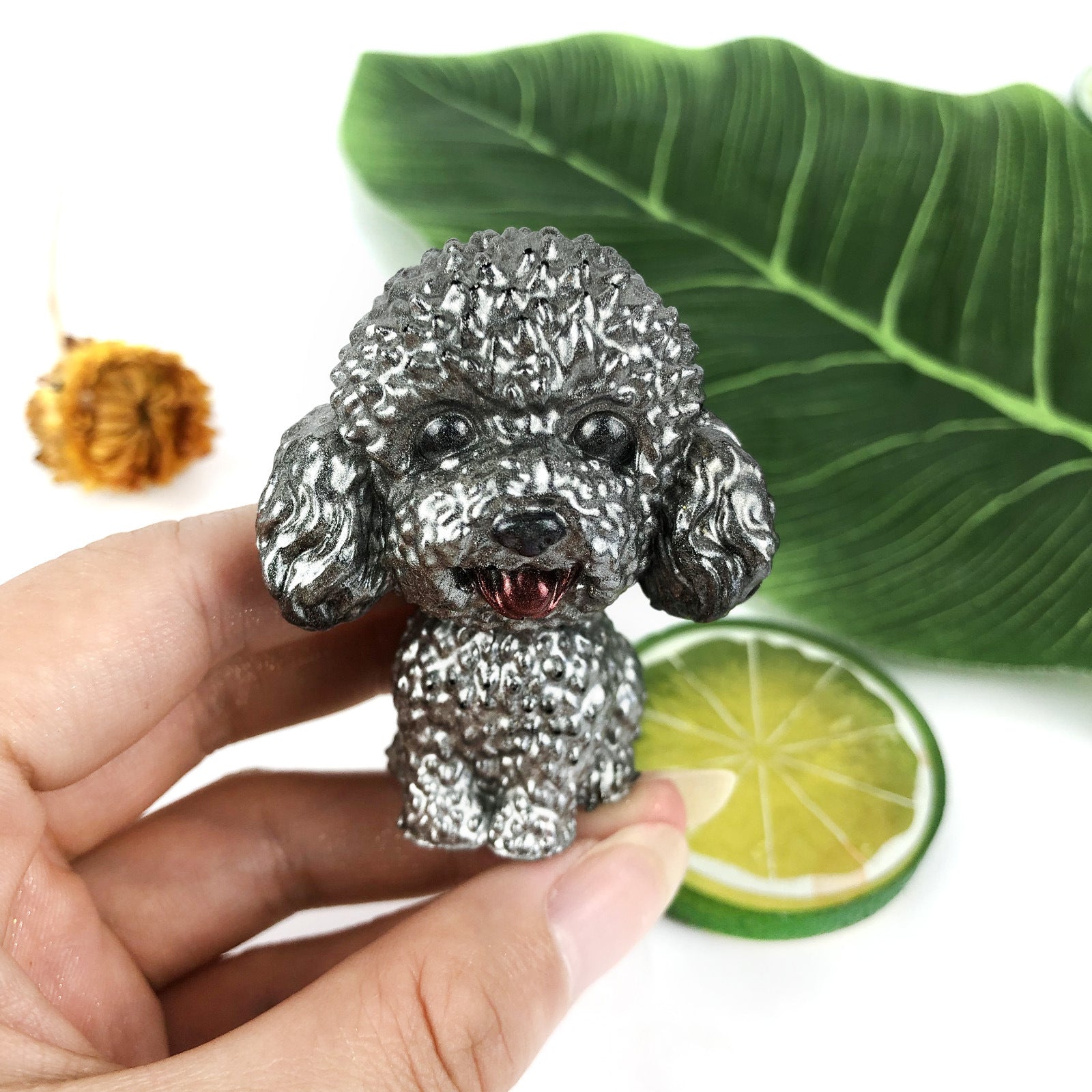 Cute Teddy Dog Ornament Resin Mold