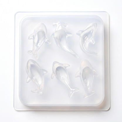 6-in-1 Mini Ocean Animals 3D Silicone Resin Mold
