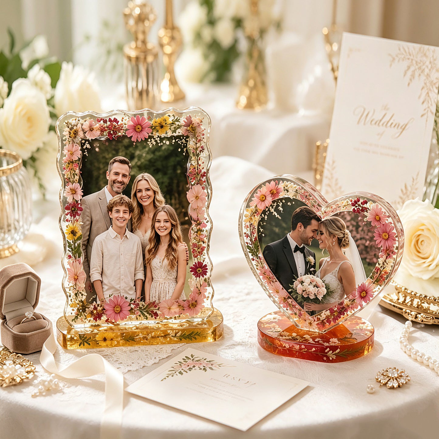Decorative Photo Frame Resin Mold Set