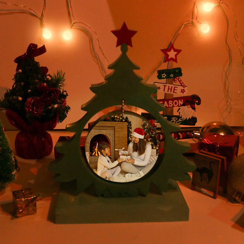 Christmas Tree Photo Frame Resin Mold