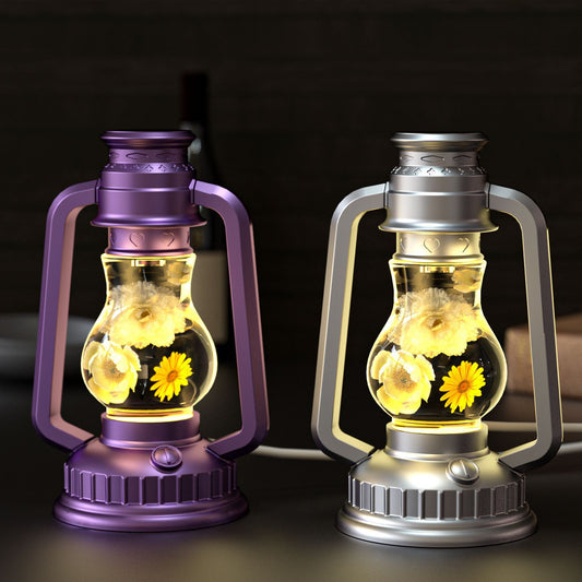 Kerosene Lamp Camping Lantern Ornament Set Resin Mold