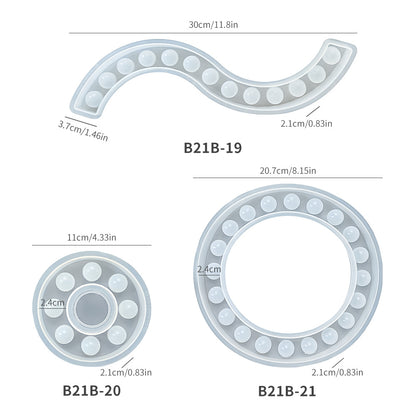 Test Tube Hydroponic Flower Stand Resin Mold