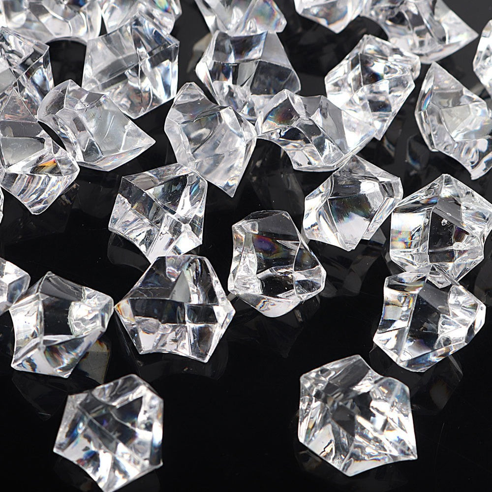 Mini Imitation Ice Cubes for Resin Molds【Single Size：0.20" × 0.28"】