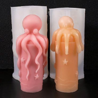 Octopus Cylinder Resin Mold