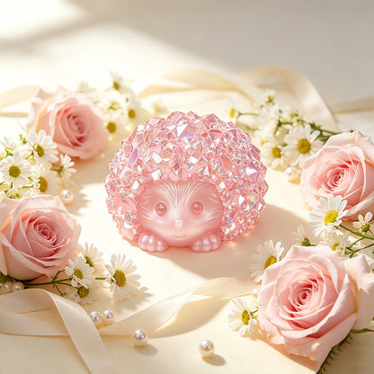 Crystal Cluster Hedgehog Figurine Resin Mold