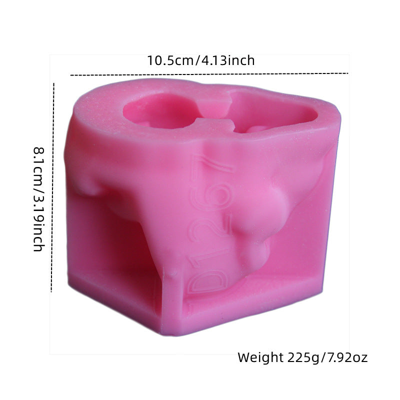 Skull Phone Stand Figurine Resin Mold