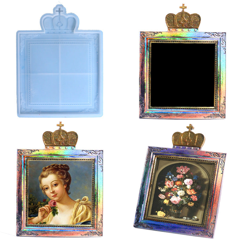 Crown Photo Frame Resin Mold