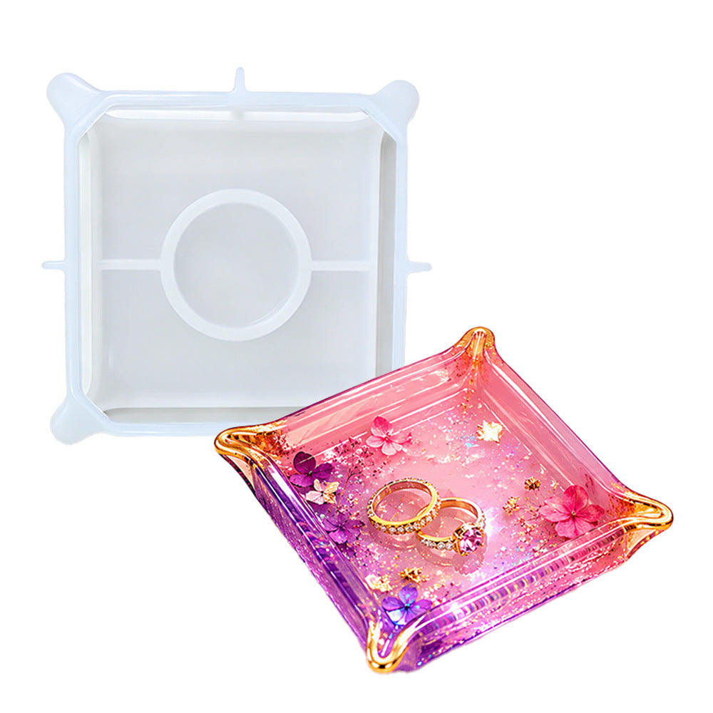 Folded Edge Tray Resin Mold