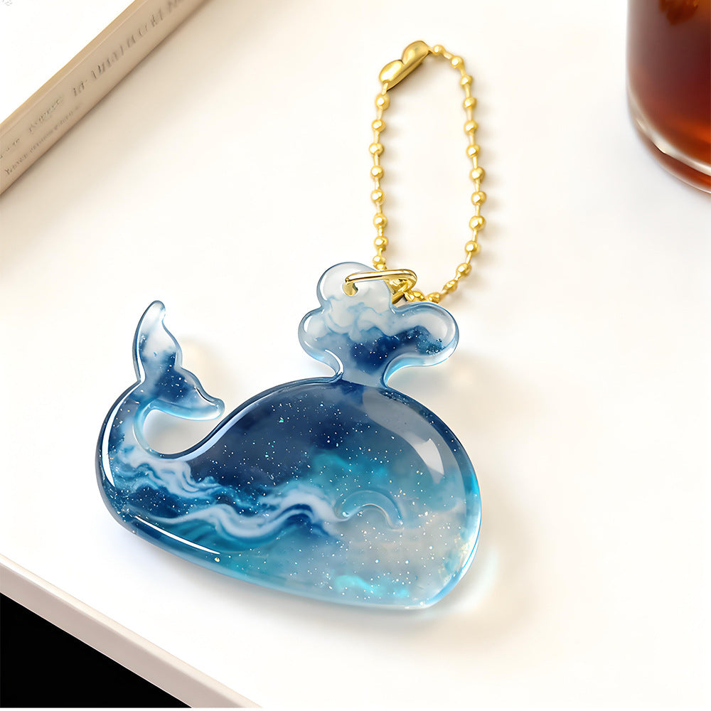 3pcs Marine Creature Pendant Resin Mold