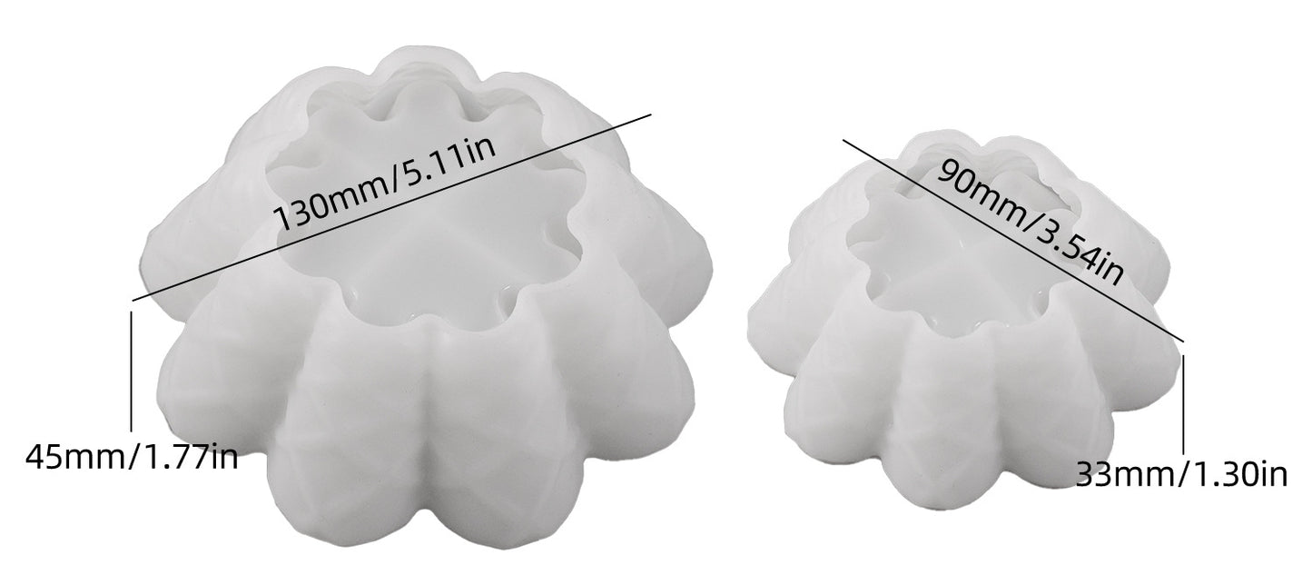 Waffle Bowl Tray Resin Mold