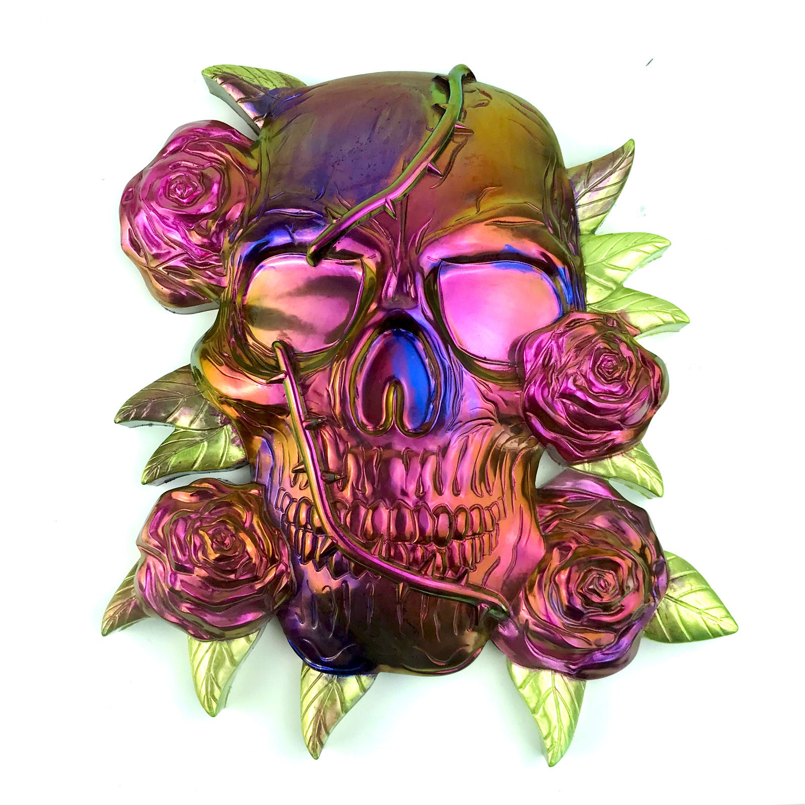 Rose Skull Decoration Resin Mold
