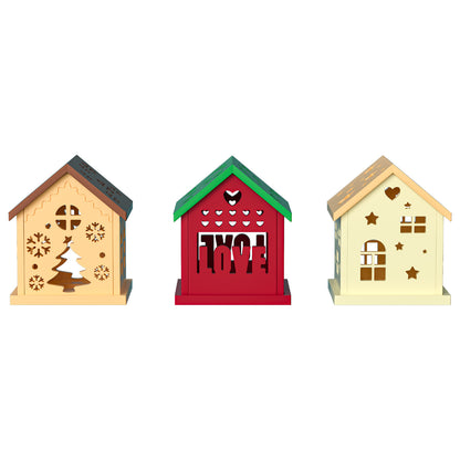 Assembleable Christmas House Resin Mold