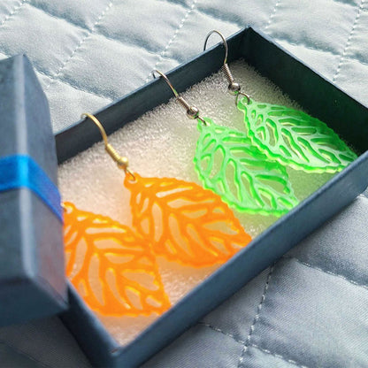 6pcs Leaf Vein Jewelry Accessories Resin Molds