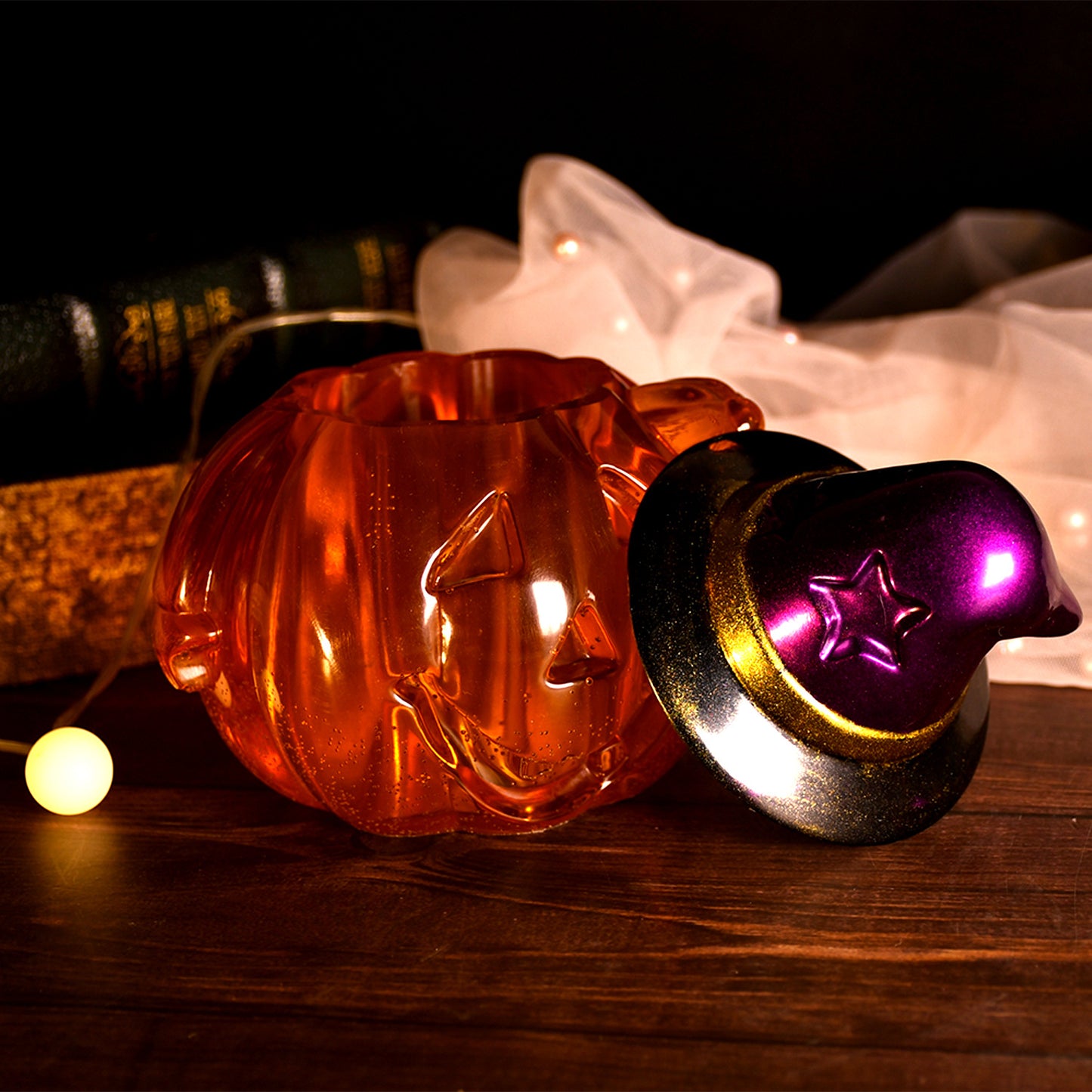 Pumpkin Storage Jar Resin Mold