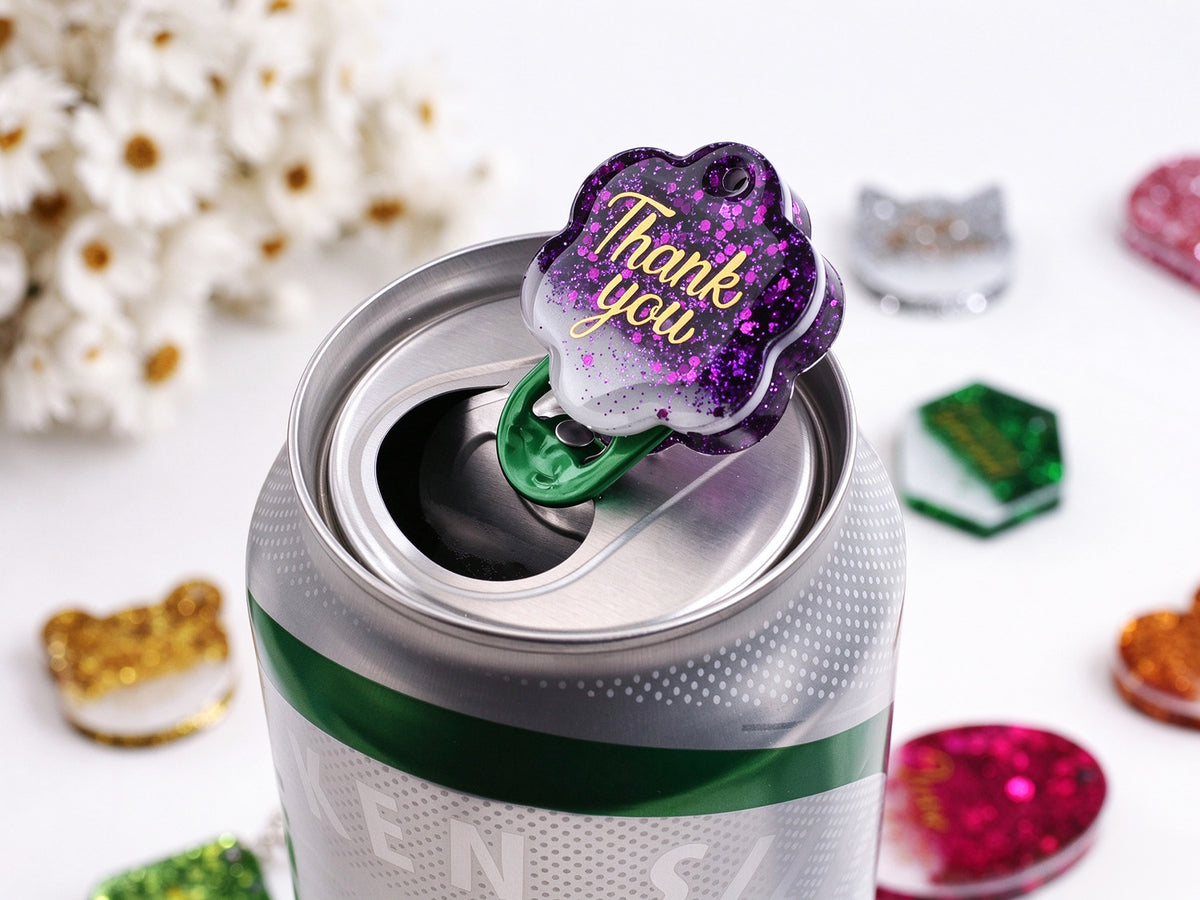 Heart-Shaped Round Six-Sided Bottle & Can Opener Keychain Resin Mold