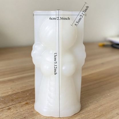 Angel Girl Holding a Starfish Figurine Resin Mold