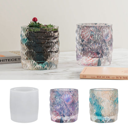 Shell-Covered Storage Jar Resin Mold