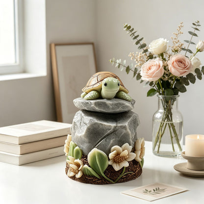 Rock Turtle Figurine Resin Mold