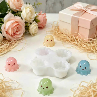 4-in-1 Little Ghost Ornament Resin Mold