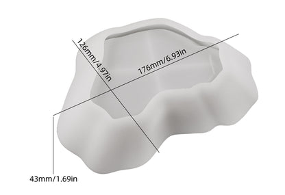 Large Irregular Storage Tray Resin Mold