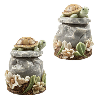 Rock Turtle Figurine Resin Mold
