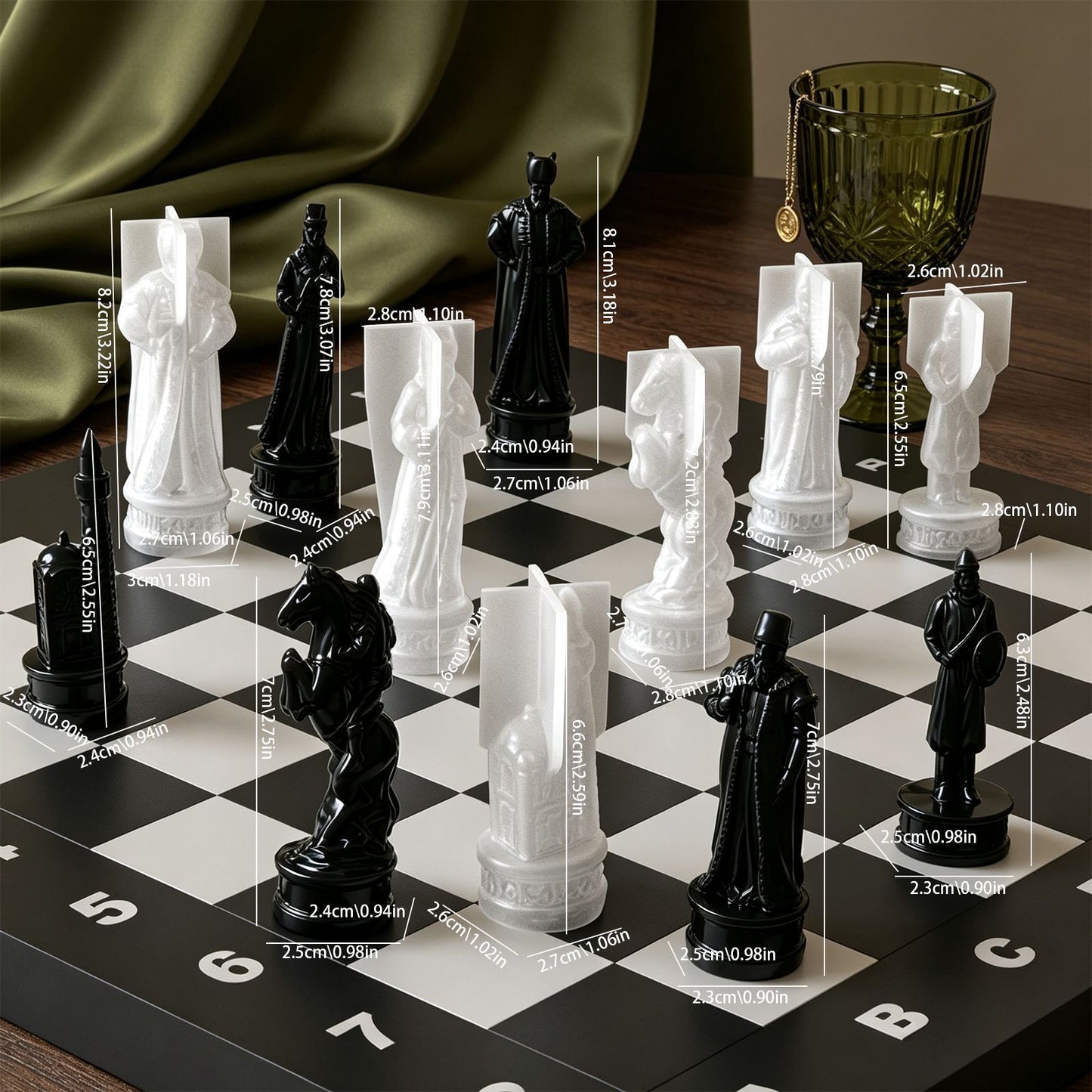 New Chess Set Resin Mold