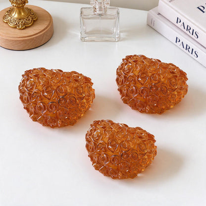 Rose Heart Figurine Resin Mold