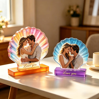 Heart-Shaped Shell Photo Frame Resin Mold