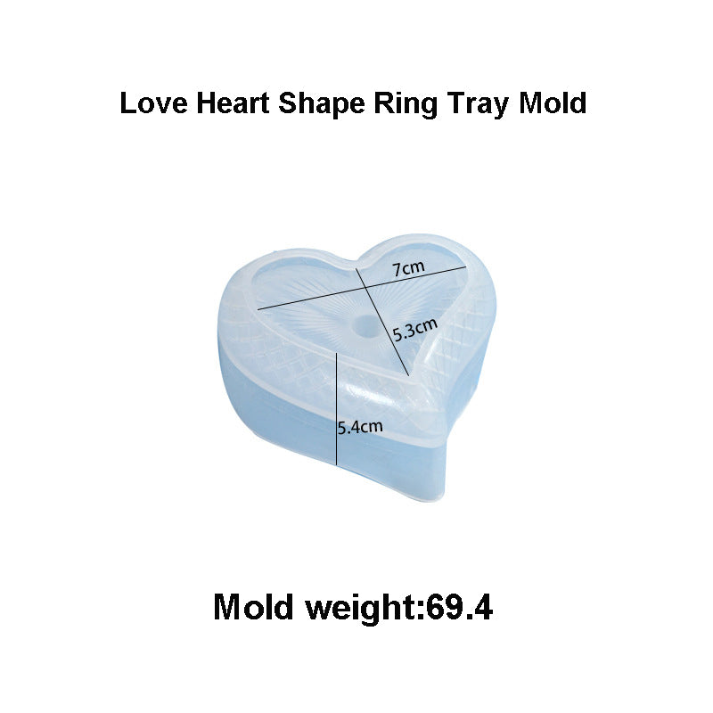 Ring Storage Tray Resin Mold Jewelry Storage Box